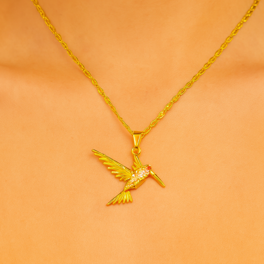 Honeyflight Pendant Anti-Tarnish Necklace