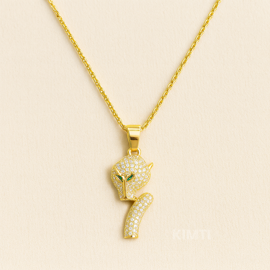 Golden Panther Necklace