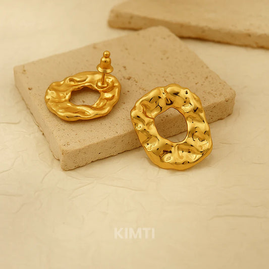 18k Gold Plated Eternal Glow Anti Tarnish Earring