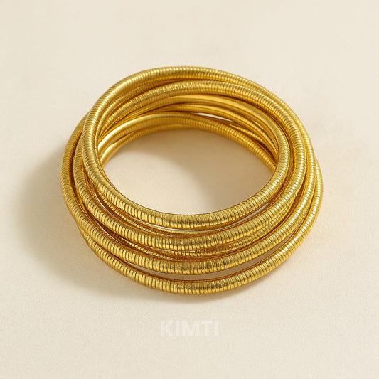 Anti Tarnish Multi Layered Gold Bracelet