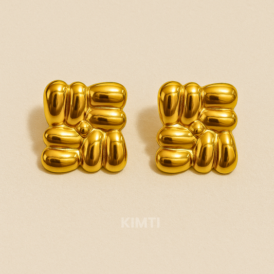 18K Gold Plated Crawford Anti Tarnish Earrings