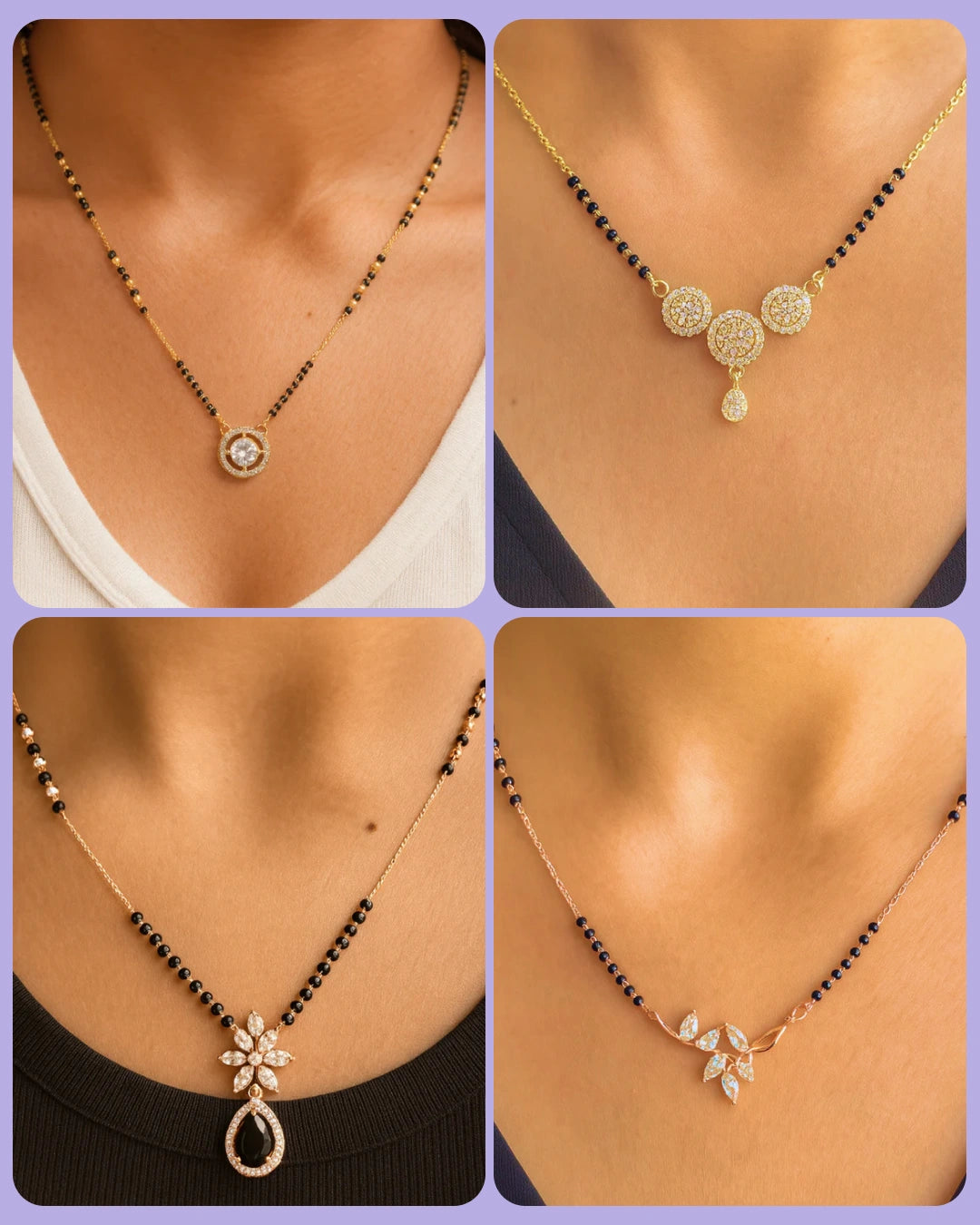 Golden Eternity Celestial Spark Mangalsutra