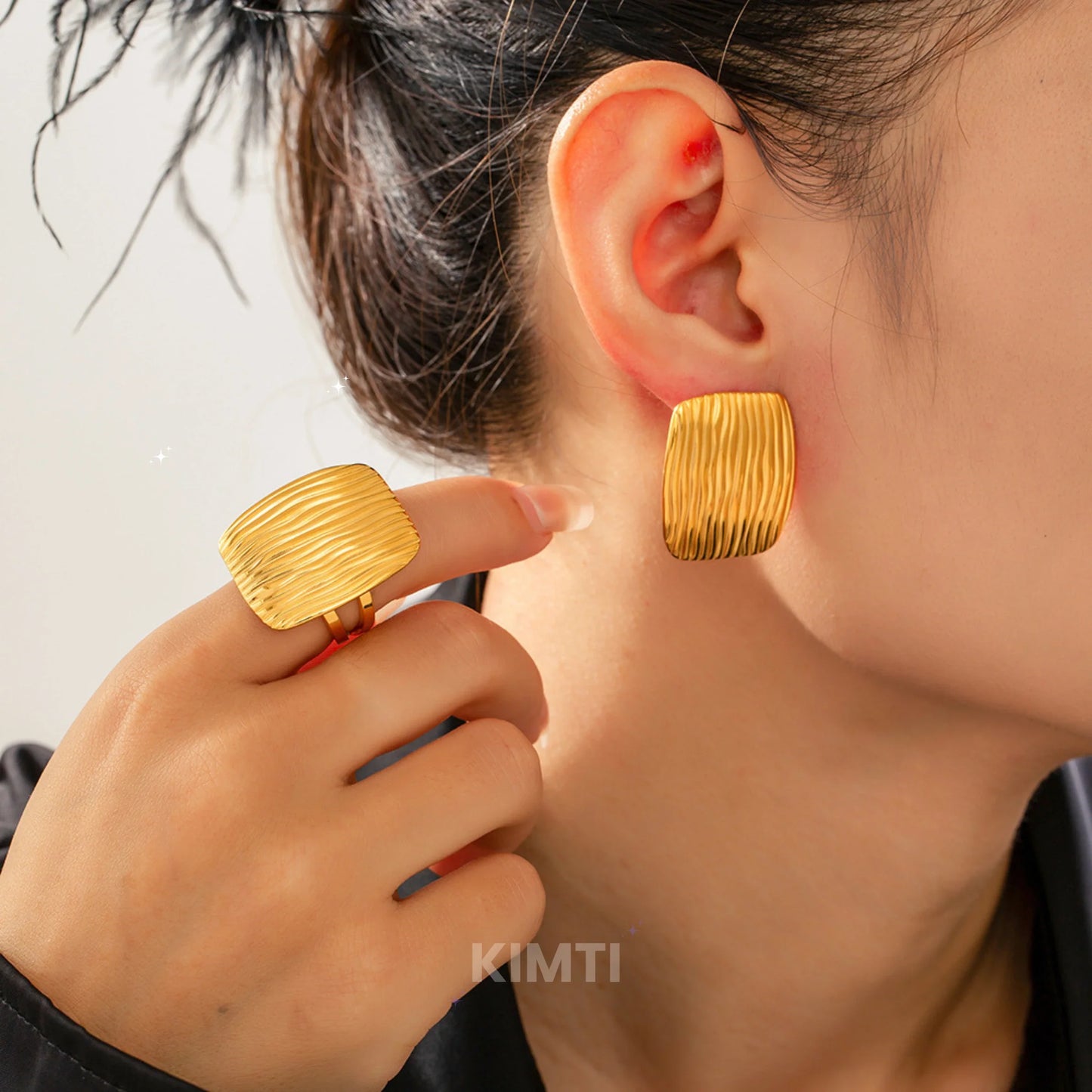 18k Waterproof Stud Anti Tarnish Earrings