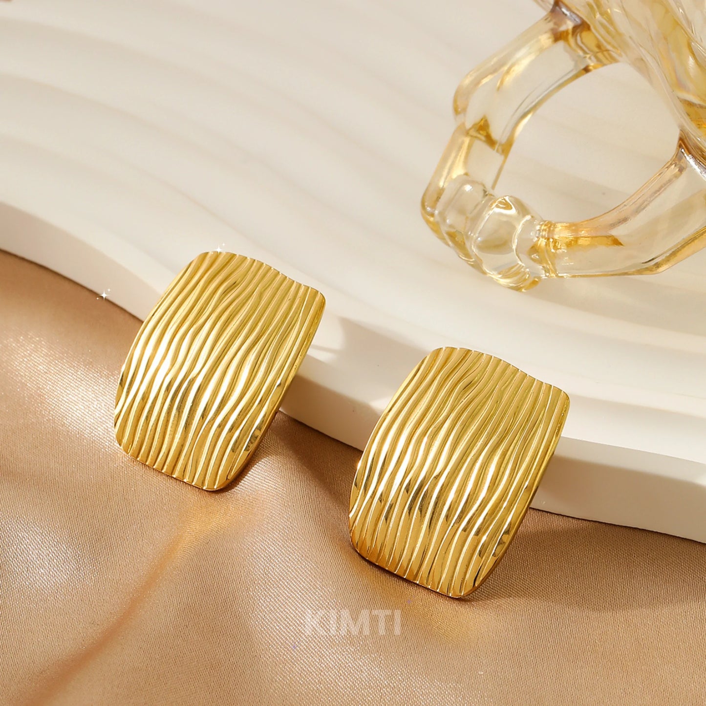 18k Waterproof Stud Anti Tarnish Earrings