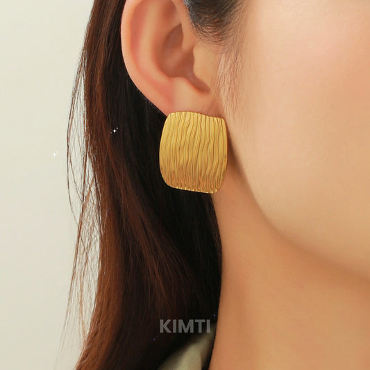 18k Waterproof Stud Anti Tarnish Earrings