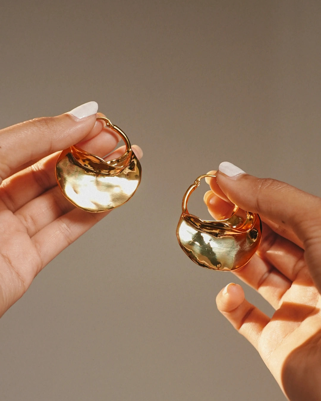 Orivane 18K Gold Plated Soirée Earrings
