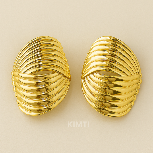 Golden Dune Studs Earring