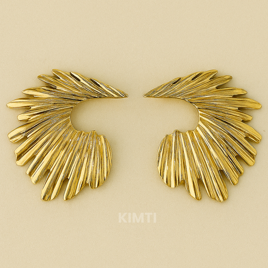 Golden Embrell Radiance Earrings