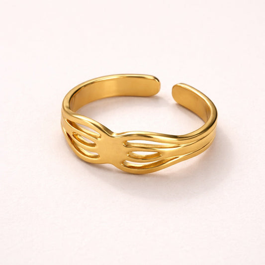 18k Gold Plated Eternal Bond Ring