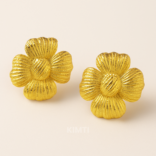 18k Gold Plated Evergreen Anti Tarnish Earring