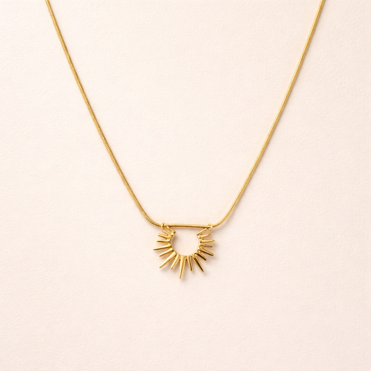 18k Gold Plated Sunspire Anti Tarnish Necklace