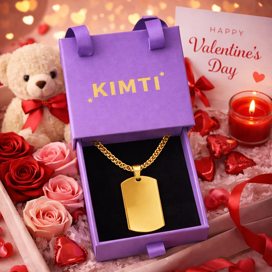 18 k Gold Bar Pendant Necklace