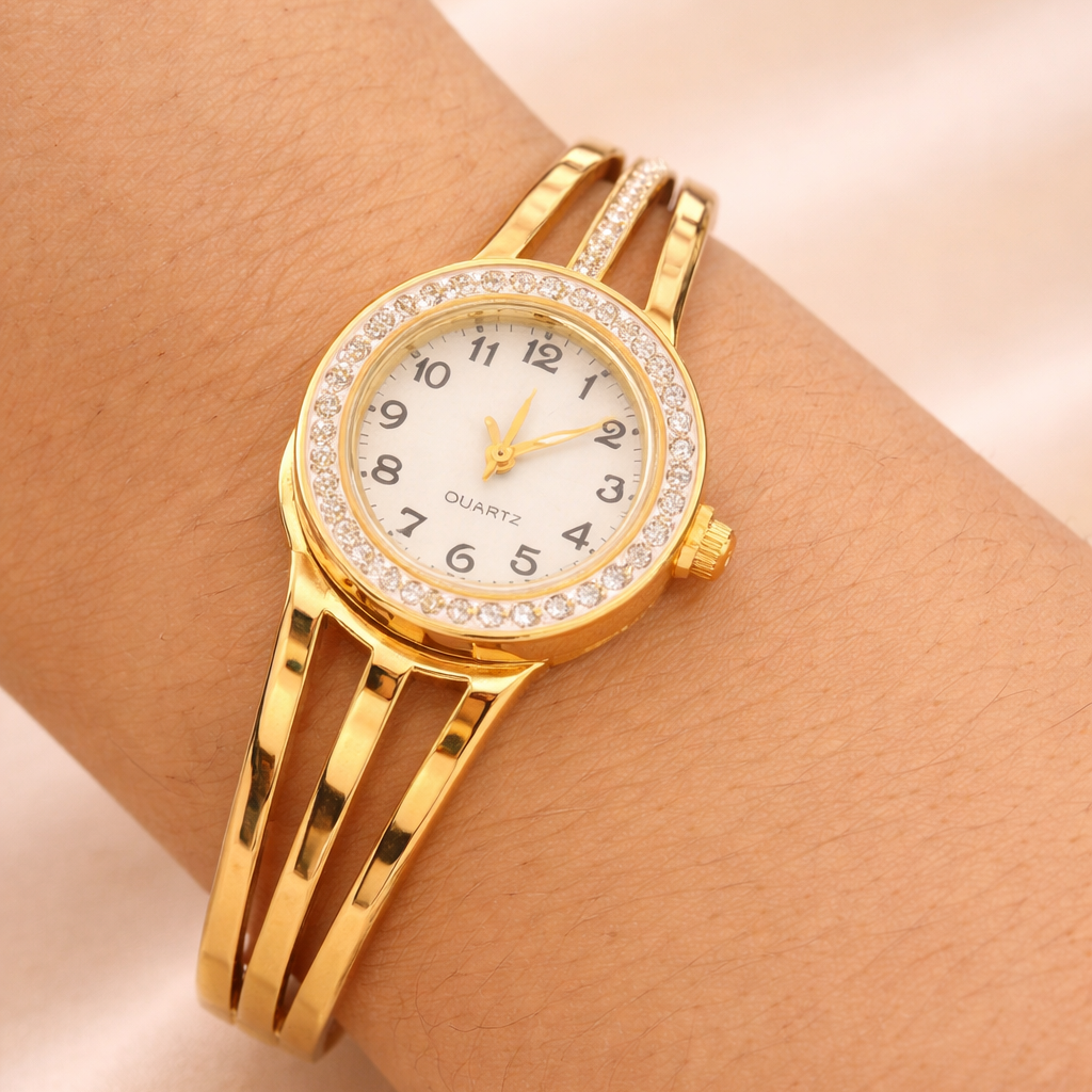 Gold Plated Anti-Tarnish BellaGlow Timepiece