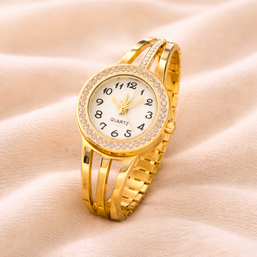Gold Plated Anti-Tarnish BellaGlow Timepiece
