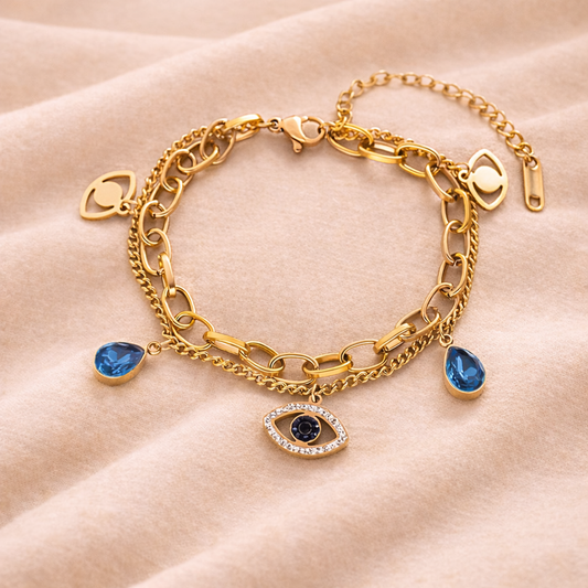 Evil Eye Bangles Royal Charm Bracelet