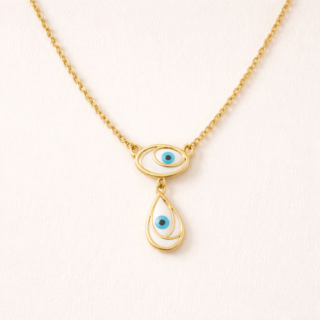Evil Eye Sweet Shield Necklace
