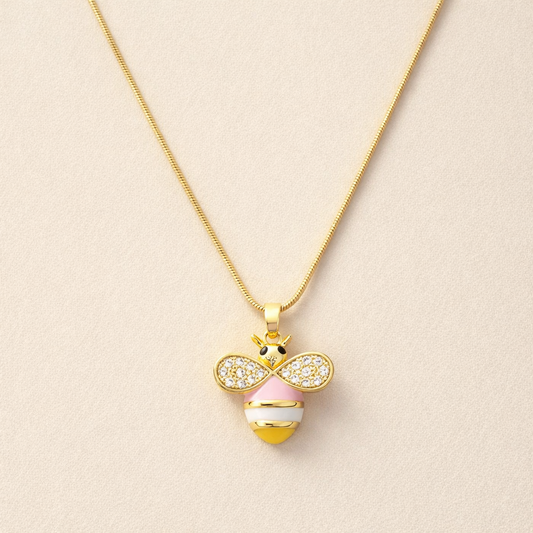 18k Gold Plated Bee Hawaii Style Luxury Beach Necklace