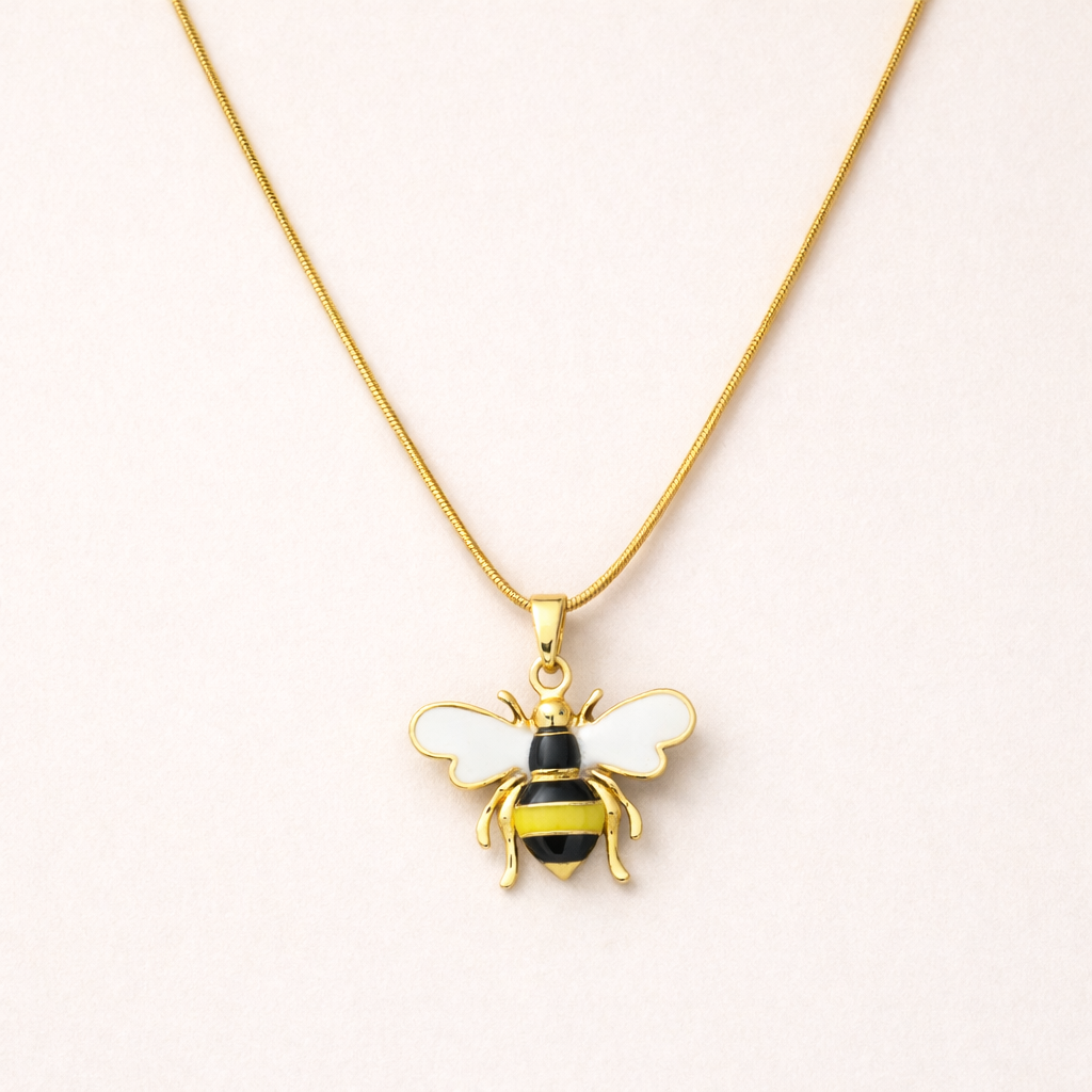 18k Gold Plated SweetBuzz Pendant Necklace
