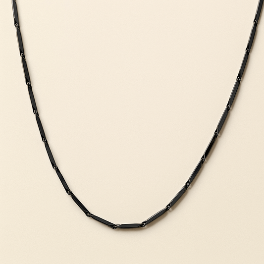 Men-Classic Black Chain