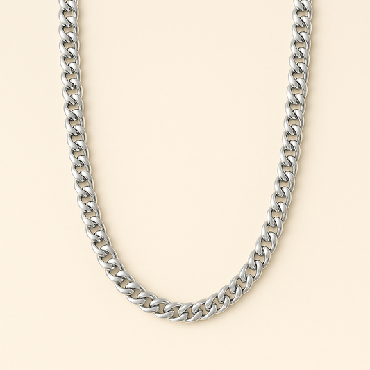18k Silver-Plated  Anti Tarnish Men Chain