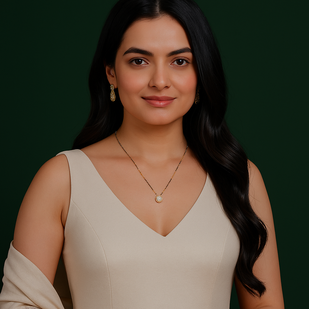 Chandrika Charm Pendant Mangalsutra