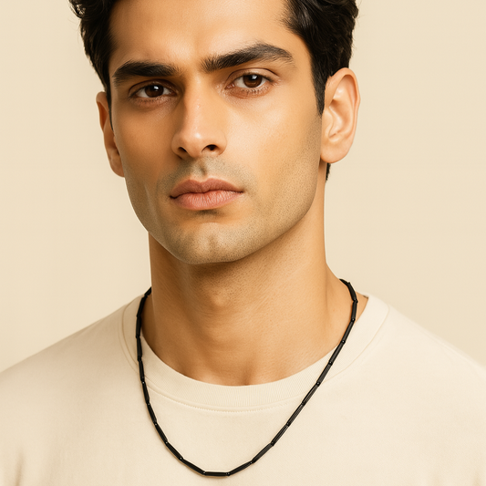 Men-Classic Black Chain