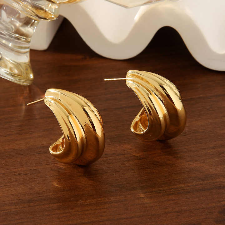Gold Hoop Earring