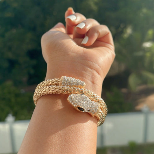Golden Snake Bracelet