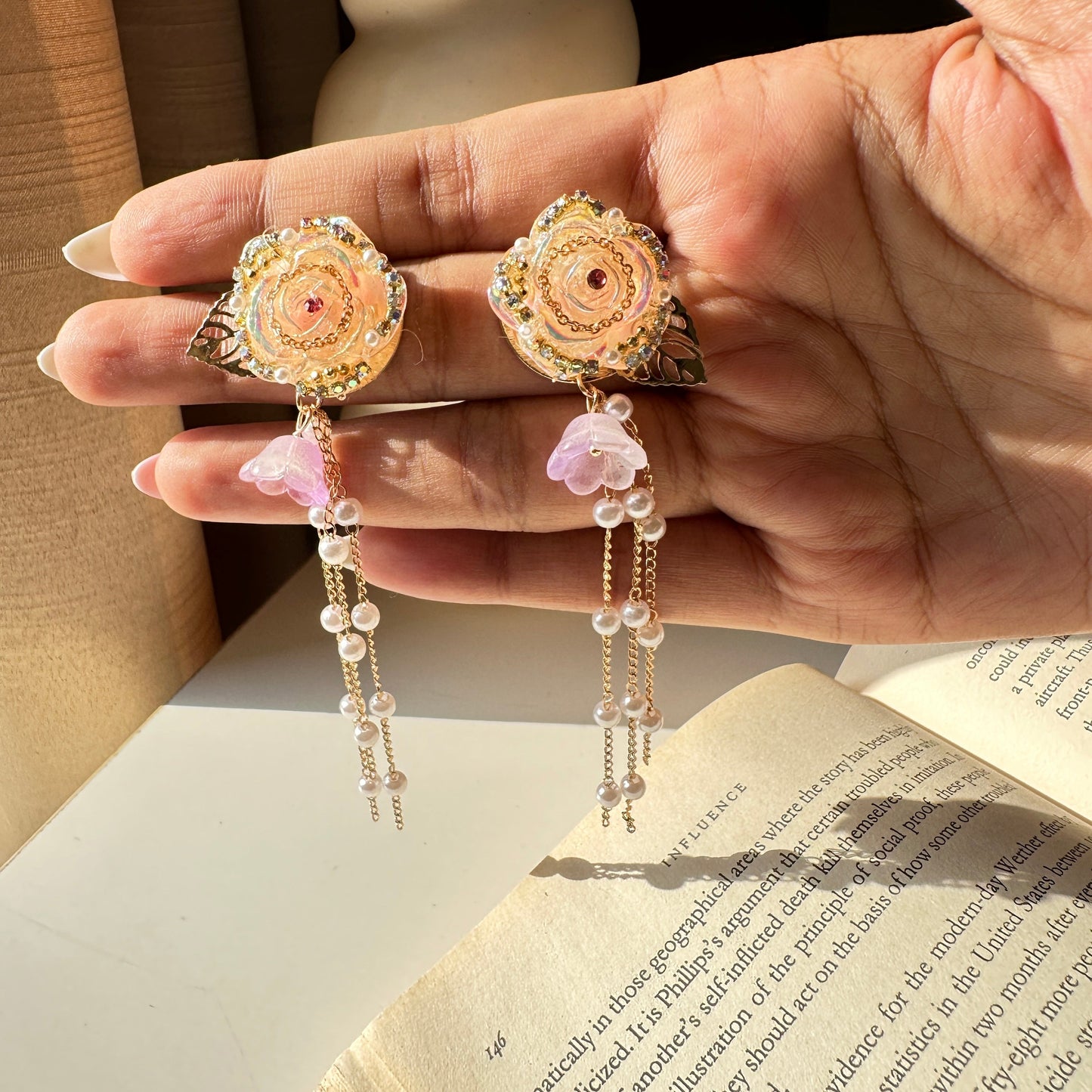 Yellow Chime Turkish Dangler Earring