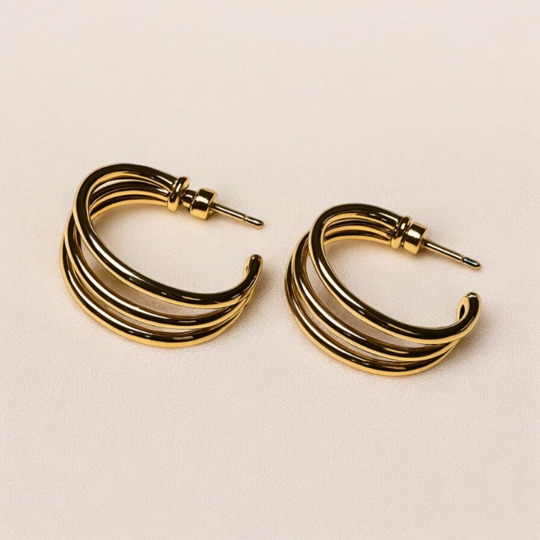 Western Wear Golden Earring