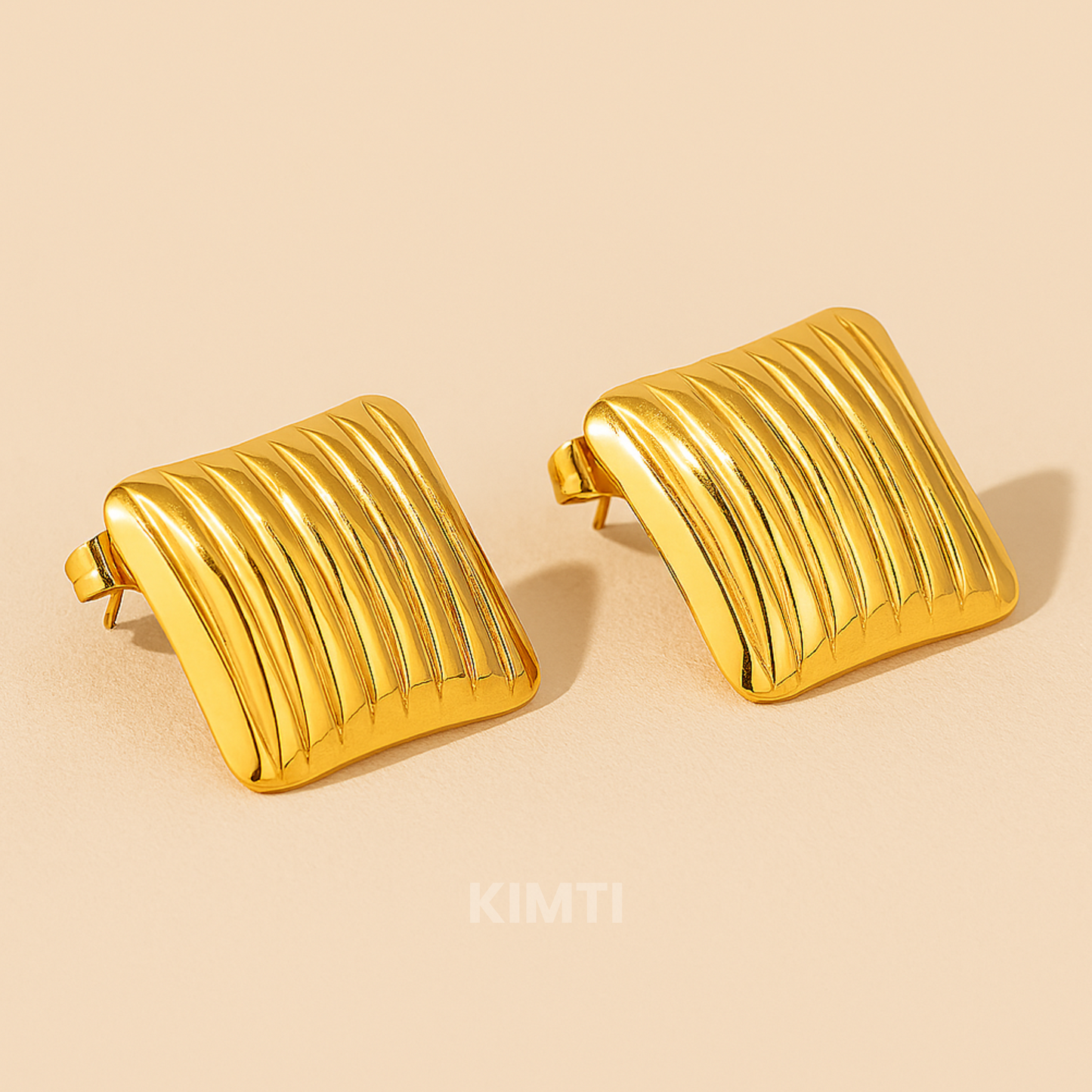 18k Gold Plated Bold Legacy Studs Earring