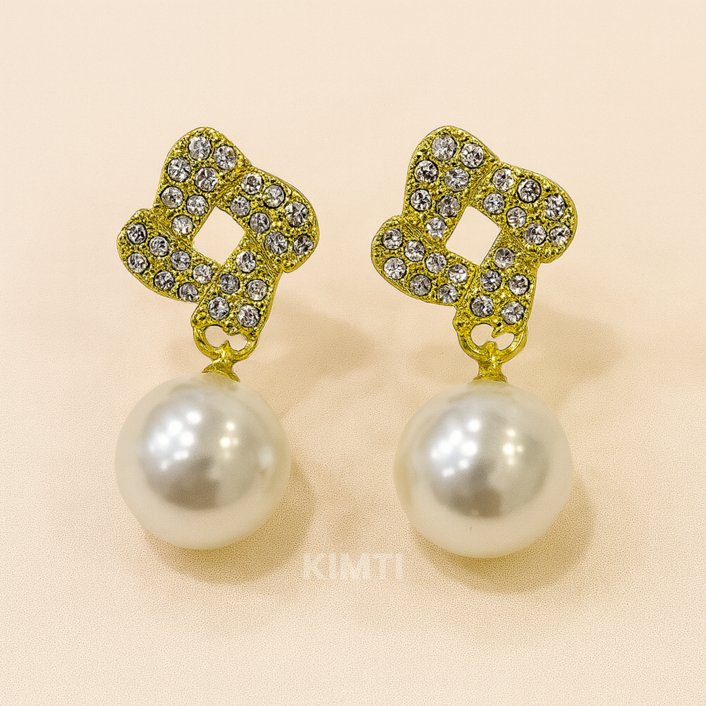 Diamond Lattice Pearl Drops