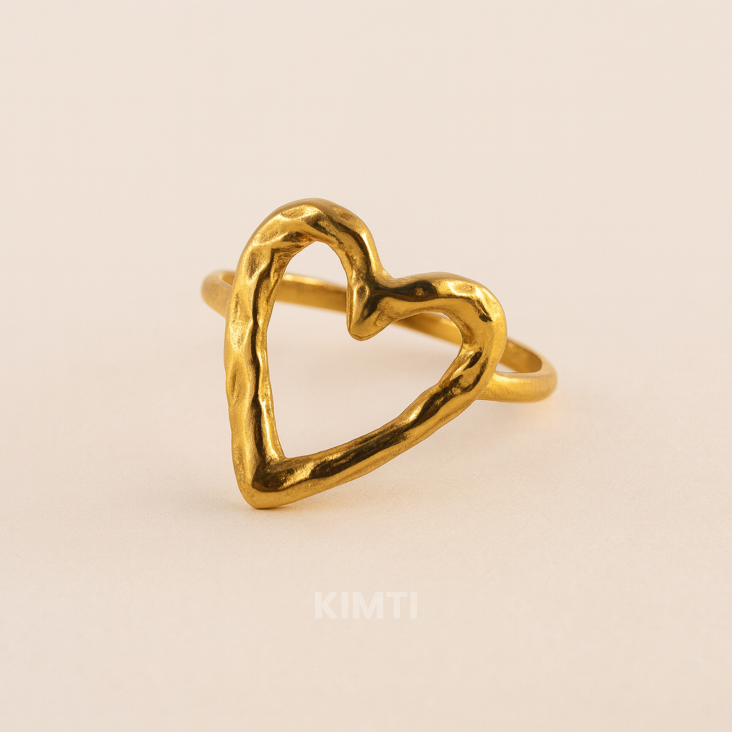 18k Gold Plated Liquid Love Ring