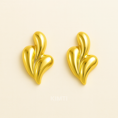 18k Gold Plated Melting Anti Tarnish Earring