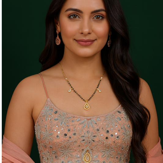 Celestial Teardrop Harmony Mangalsutra