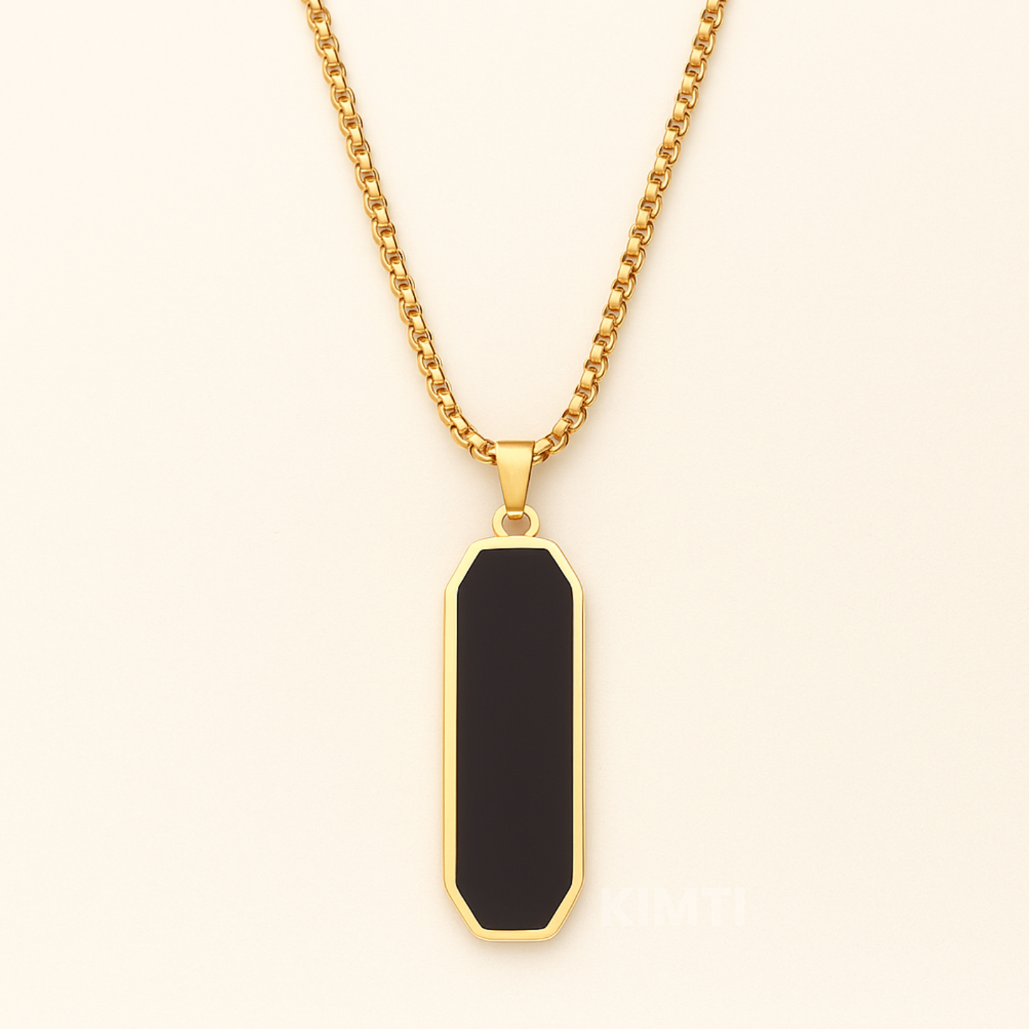 Men-18K Gold Plated Anti Tarnish Noble Chain Pendant