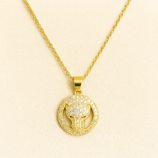 Gold Panther Necklace