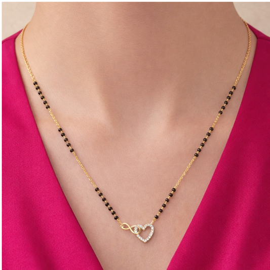 Elara Promise Heart Mangalsutra