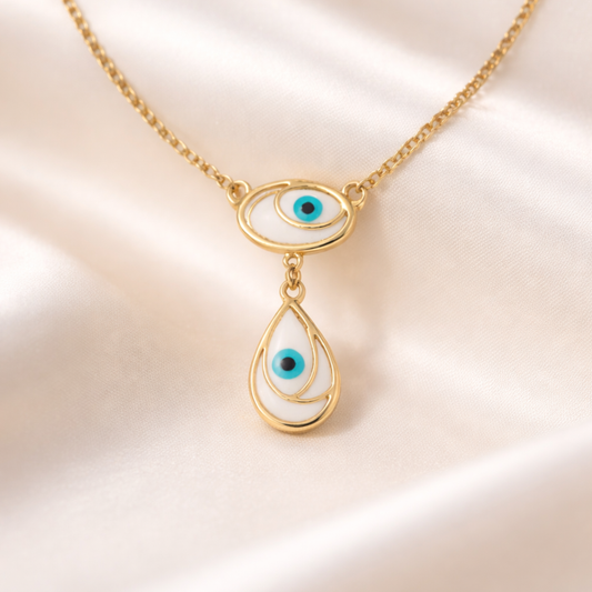 Evil Eye Sweet Shield Necklace