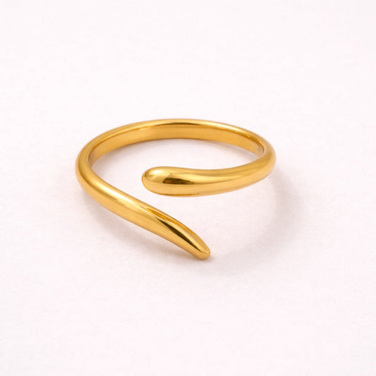18k Gold Plated Twisted Beauty Ring