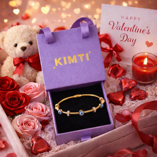 Evil Eye Bangles for Valentine women