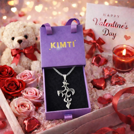 Men -Tribal Cross Pendant Stainless Steel Necklace