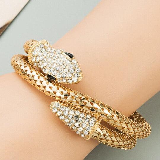 Golden Snake Bracelet